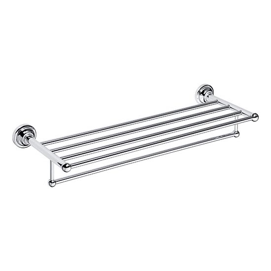 Sidabrinis rankšluosčių laikiklis 66,5x12 cm