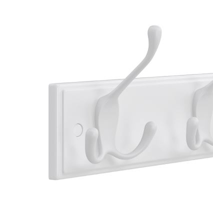 Sieninė kabykla KATE 40x11x7 cm balta