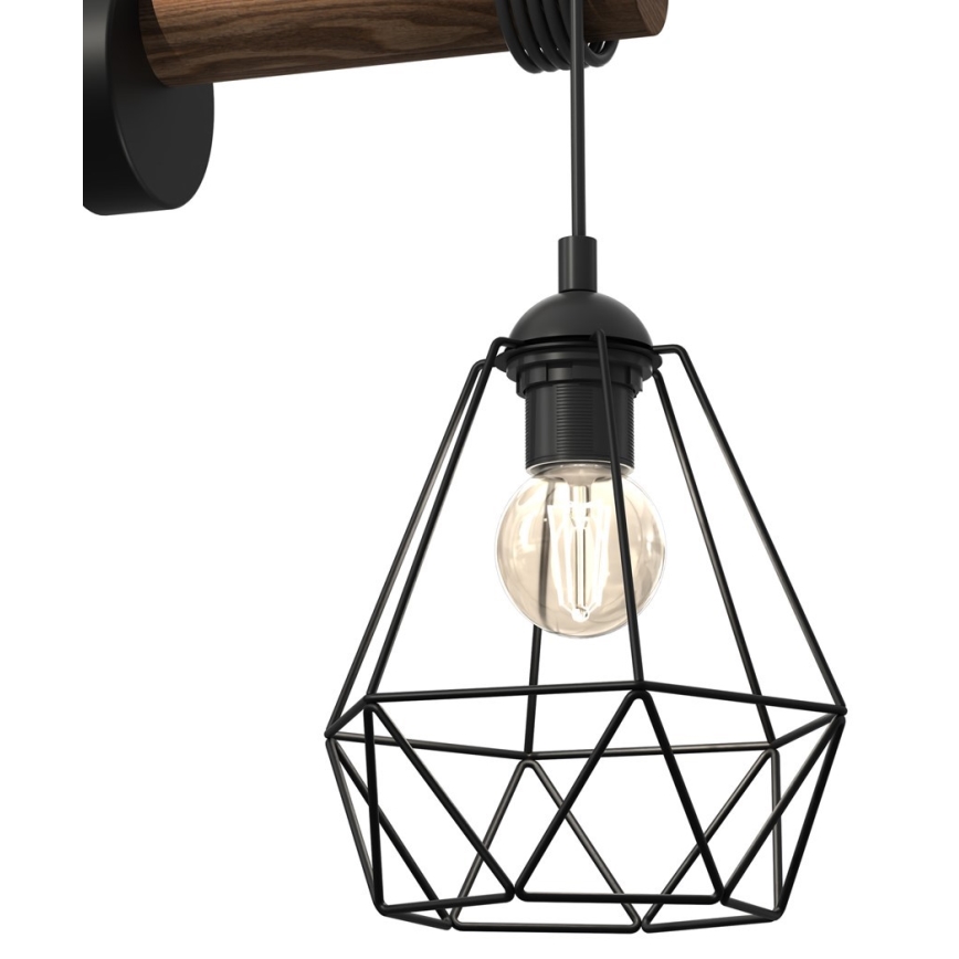 Sieninė lempa ACERO 1xE27/60W/230V