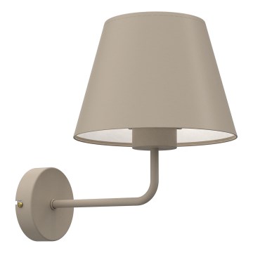 Sieninė lempa ARDEN 1xE27/15W/230V smėlinė