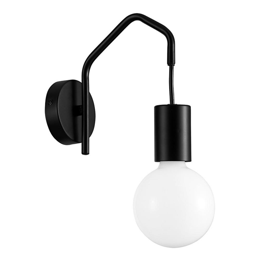 Sieninė lempa BASSO 1xE27/40W/230V juoda