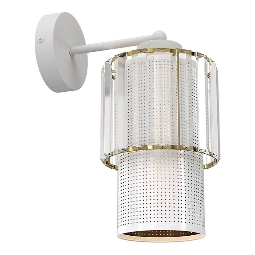 Sieninė lempa BLANCO 1xE27/60W/230V balta