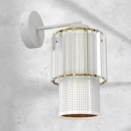 Sieninė lempa BLANCO 1xE27/60W/230V balta