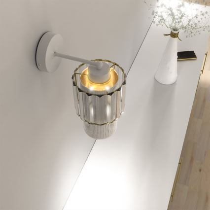 Sieninė lempa BLANCO 1xE27/60W/230V balta