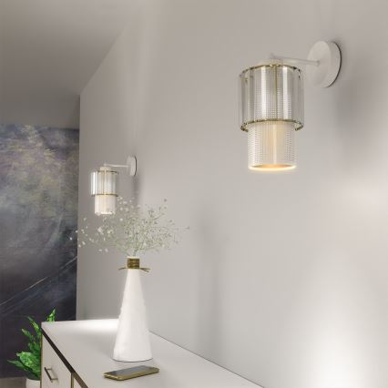 Sieninė lempa BLANCO 1xE27/60W/230V balta