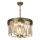 Sieninė lempa CRYSTALLINE 6xE27/40W/230V bronza