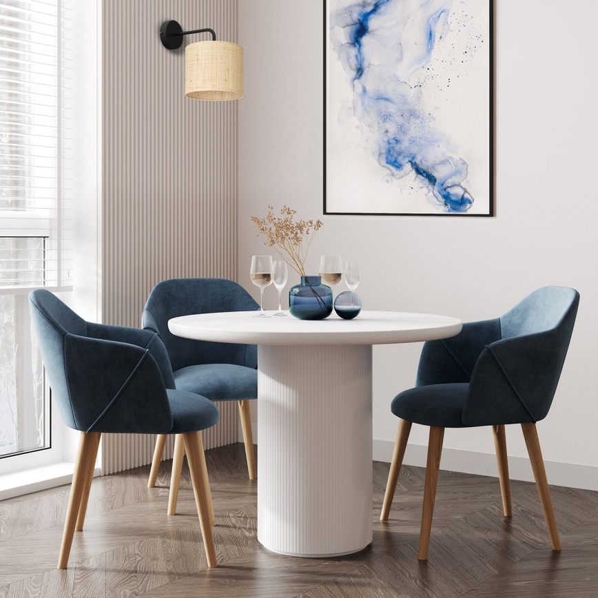 Sieninė lempa RATTAN 1xE27/60W/230V rotango