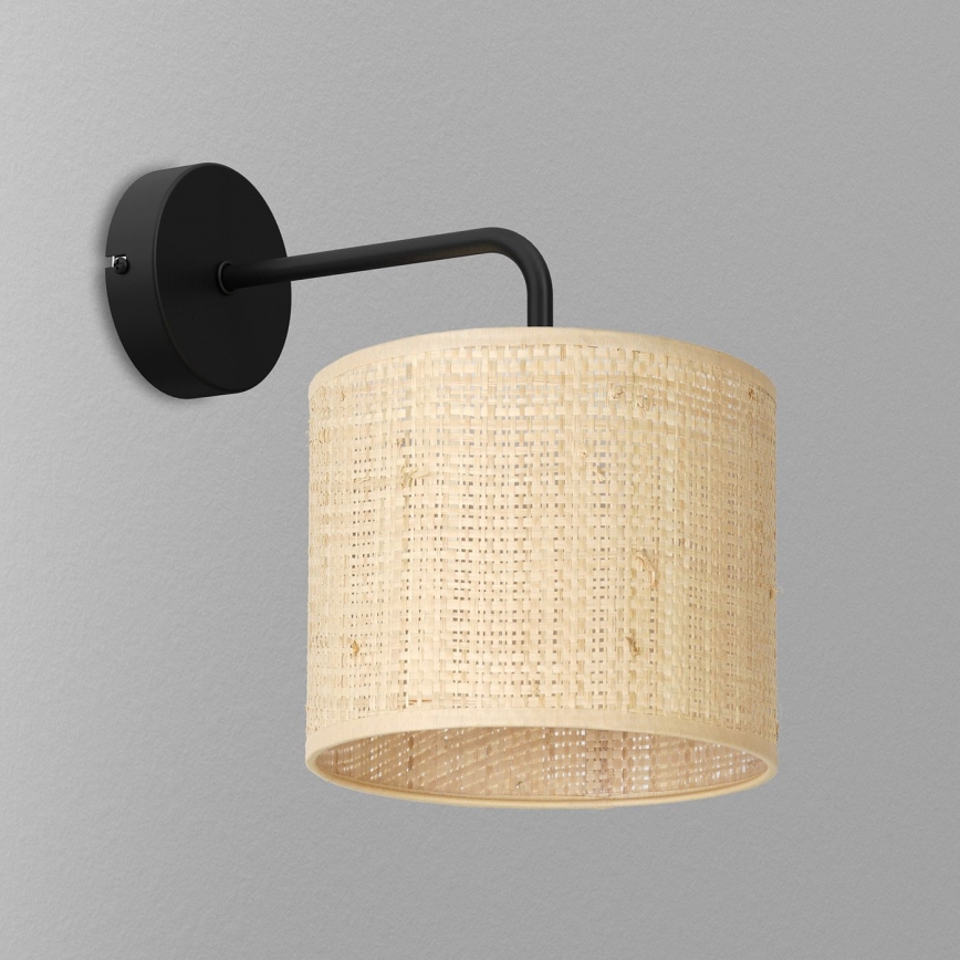 Sieninė lempa RATTAN 1xE27/60W/230V rotango