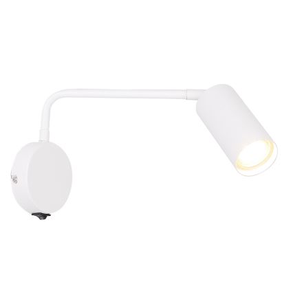 Sieninė lempa TINA 1xGU10/15W/230V balta