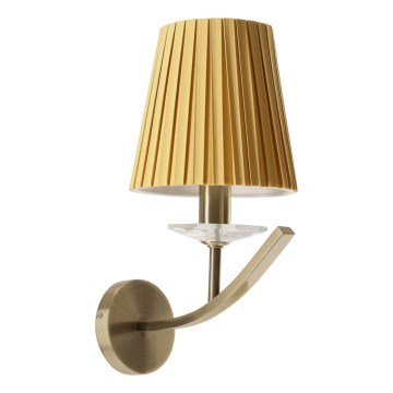 Sieninė lemputė VITORIA 1xE14/40W/230V geltona/varinė