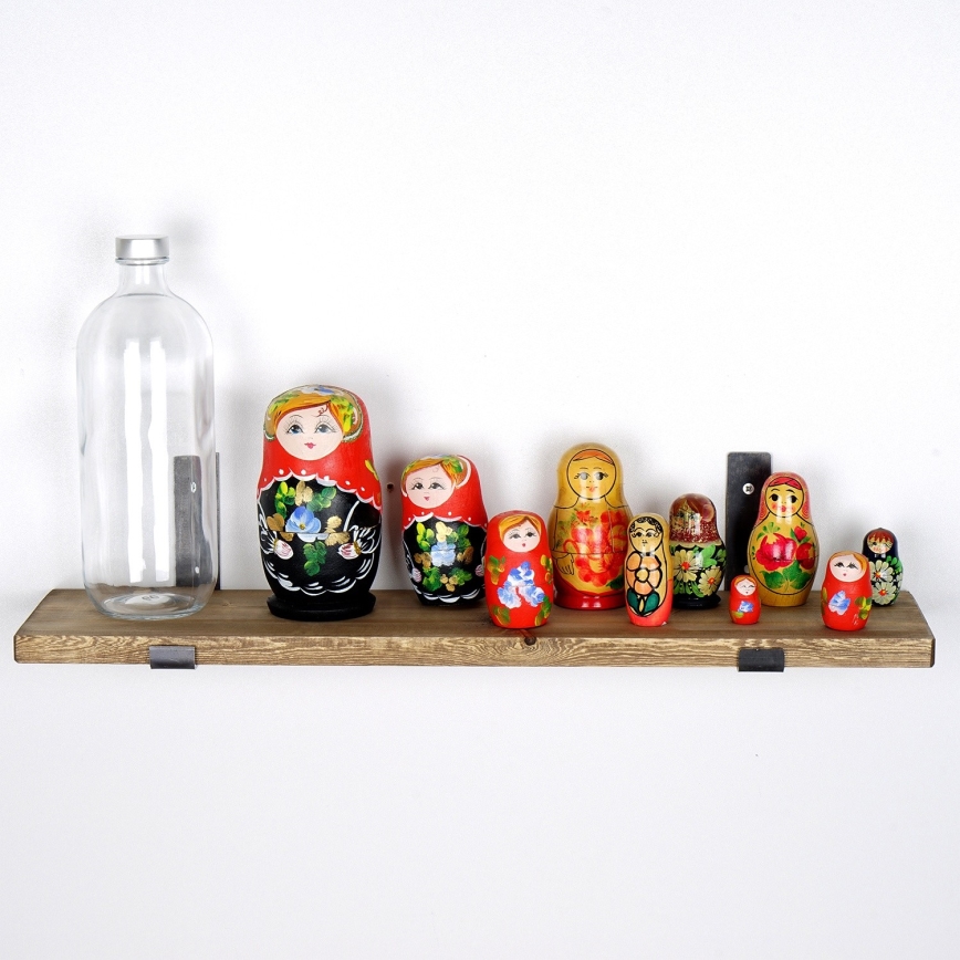 Sieninė lentyna 16x60 cm eglė