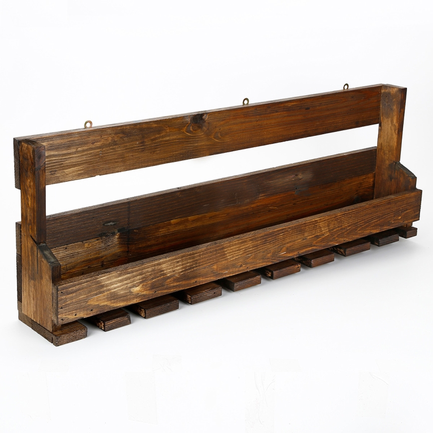 Sieninė lentyna 28x102 cm eglė ruda