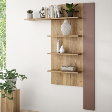 Sieninė lentyna INAR, ąžuolo/rudos spalvos