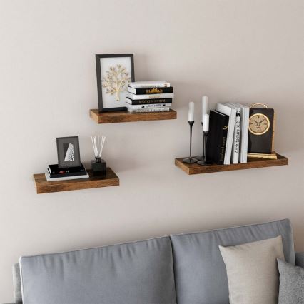 Sieninė lentyna SHELFY, ruda