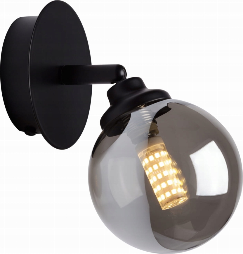 Sieninis akcentinis šviestuvas IMAGINE 1xG9/40W/230V juoda/dūminis