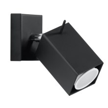 Sieninis akcentinis šviestuvas MERIDA 1xGU10/40W/230V juoda