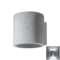Sieninis akcentinis šviestuvas ORBIS 1xG9/40W/230V betonas