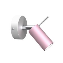 Sieninis akcentinis šviestuvas PRESTON 1xGU10/MR11/40W/230V rožinis