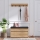 Sieninis kabykla BOBY 15x80 cm + batų dėžė 42x80 cm ruda/juoda