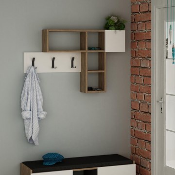 Sieninis kabykla GAME 61x99,5 cm balta/ruda