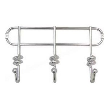 Sieninis kabykla TWIST 13,3x25,3 cm blizgus chromas
