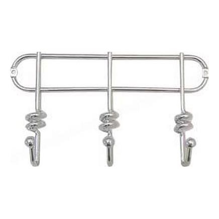 Sieninis kabykla TWIST 13,3x25,3 cm blizgus chromas