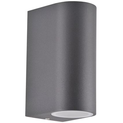 Sieninis kryptinis lauko šviestuvas BOSTON 2xGU10/10W/230V IP44