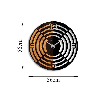 Sieninis laikrodis diametras 56 cm 1xAA medis/metalas