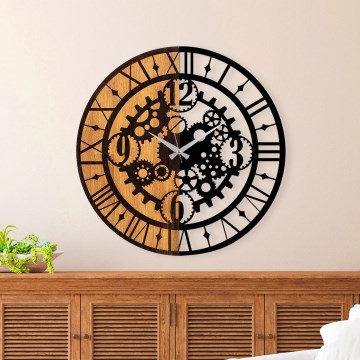 Sieninis laikrodis diametras 56 cm 1xAA medis/metalas