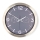 Sieninis laikrodis su termometru ir higrometru, skersmuo 30,5 cm, 1xAA, nerūdijančio plieno/pilka