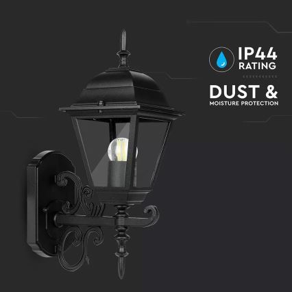 Sieninis lauko šviestuvas 1xE27/60W/230V IP44