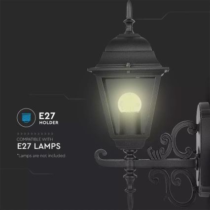 Sieninis lauko šviestuvas 1xE27/60W/230V IP44