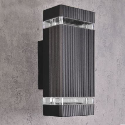 Sieninis lauko šviestuvas GILBERT 2xGU10/10W/230V IP44