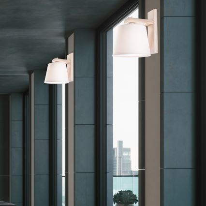 Sieninis šviestuvas AIDA 1xE27/60W/230V ąžuolas