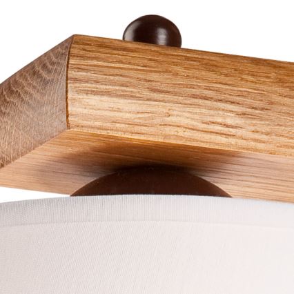 Sieninis šviestuvas AIDA 1xE27/60W/230V ąžuolas