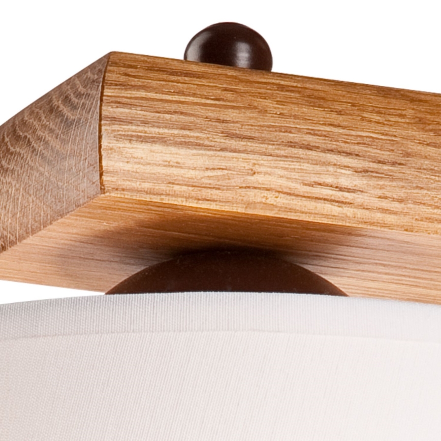 Sieninis šviestuvas AIDA 1xE27/60W/230V ąžuolas