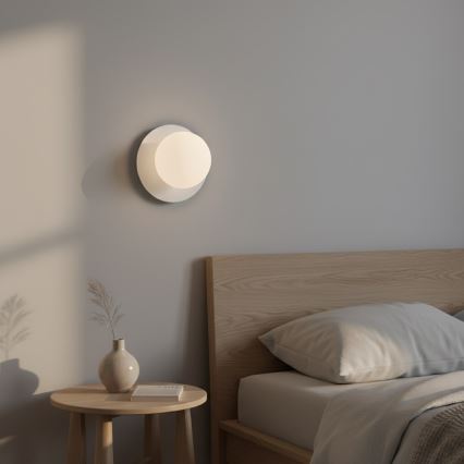 Sieninis šviestuvas AMERICANA 1xG9/8W/230V baltas