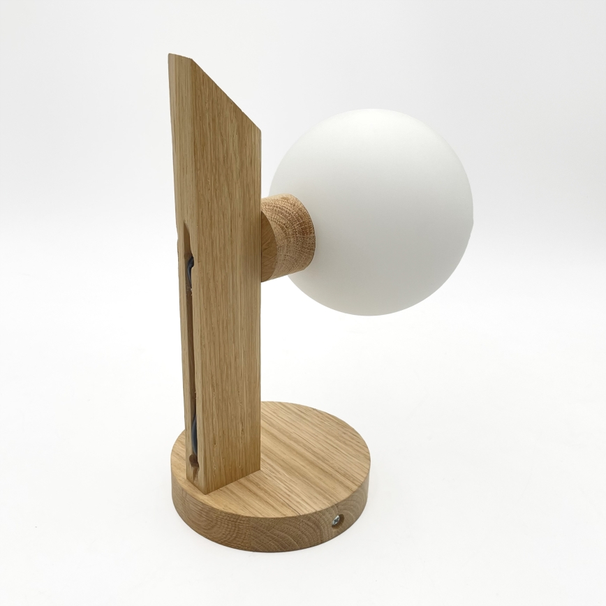 Sieninis šviestuvas ANTONIO 1xG9/5W/230V ąžuolas/balta