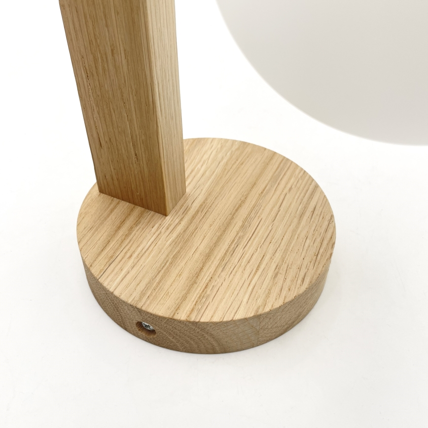 Sieninis šviestuvas ANTONIO 1xG9/5W/230V ąžuolas/balta