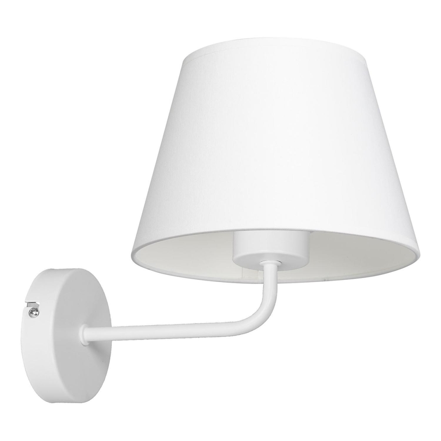 Sieninis šviestuvas ARDEN 1xE27/60W/230V balta