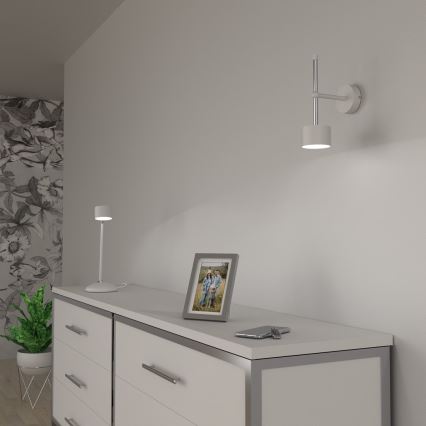 Sieninis šviestuvas ARENA 1xGX53/11W/230V balta/blizgus chromas