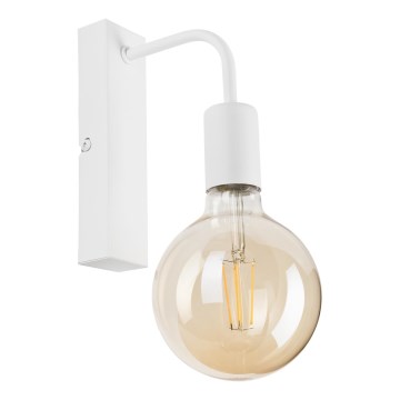 Sieninis šviestuvas ASTRID 1xE27/60W/230V balta