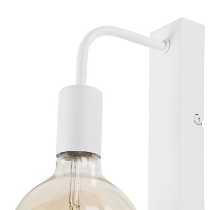 Sieninis šviestuvas ASTRID 1xE27/60W/230V balta