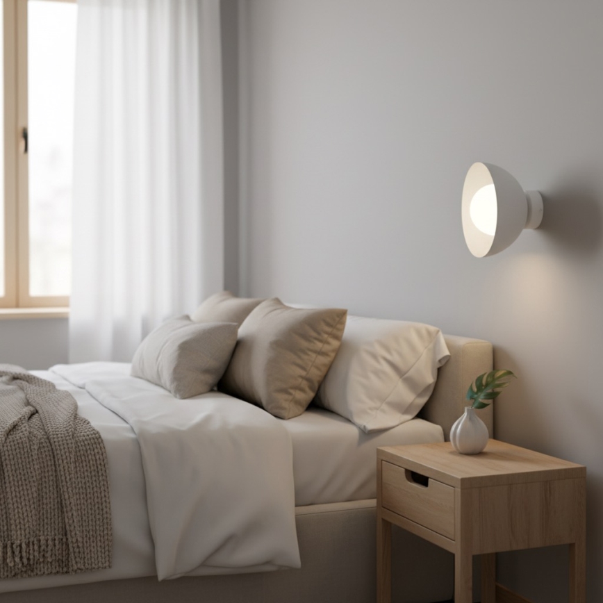 Sieninis šviestuvas BIBI 1xG9/8W/230V baltas