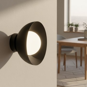 Sieninis šviestuvas BIBI 1xG9/8W/230V juodas