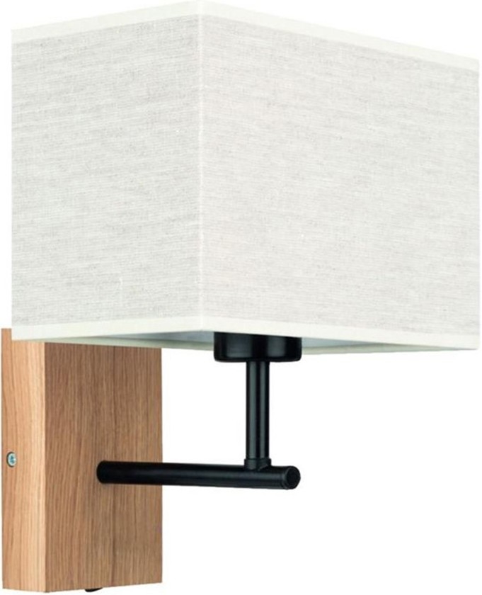 Sieninis šviestuvas BOHO 1xE27/25W/230V ąžuolas