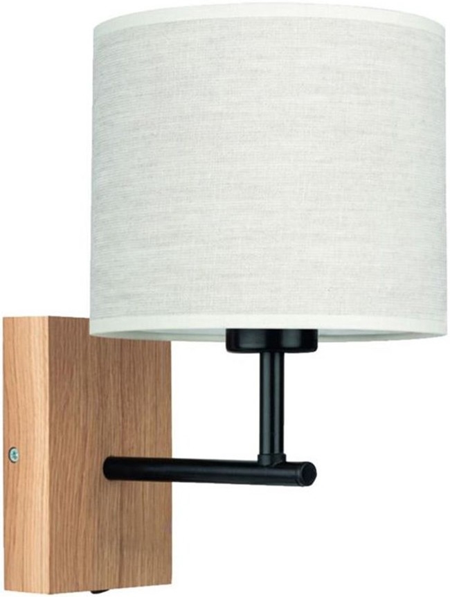 Sieninis šviestuvas BOHO 1xE27/25W/230V ąžuolas