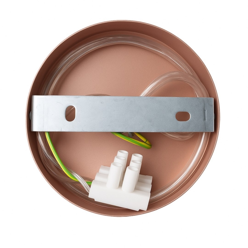 Sieninis šviestuvas CAPITAL 1xGX53/15W/230V rožinio aukso spalvos