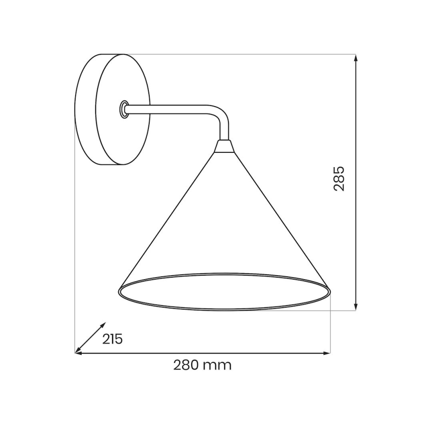 Sieninis šviestuvas CAPITAL 1xGX53/15W/230V smėlio spalvos