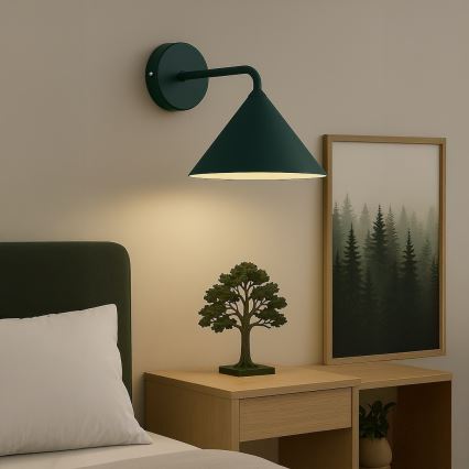 Sieninis šviestuvas CAPITAL 1xGX53/15W/230V žalias